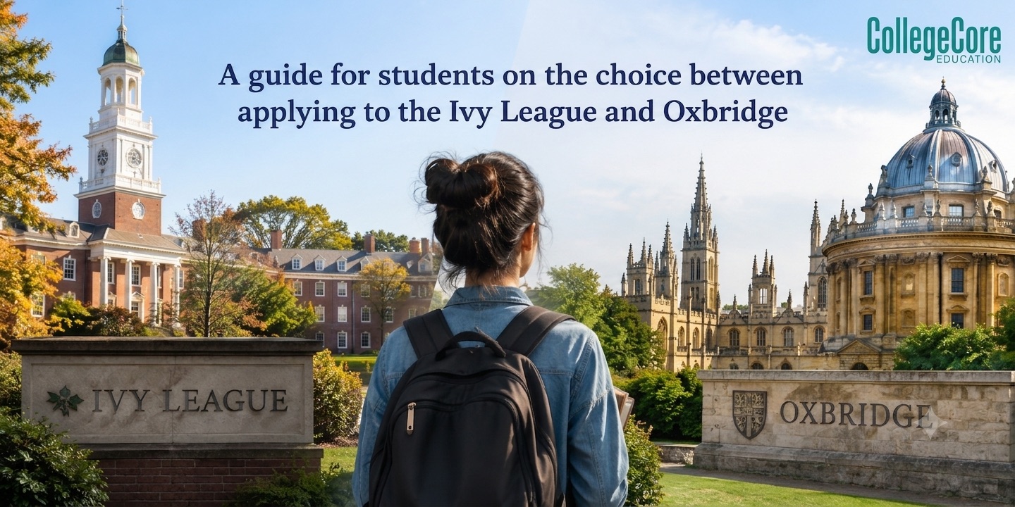 A guide for students on the choice between applying to the Ivy League and Oxbridge