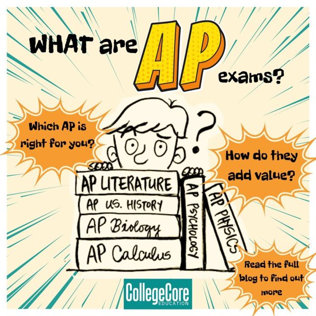 Demystifying the AP exams 
Read the full blog to find out more or reach out to the CollegeCore team for further clarification. https://collegecore.com/demystifying-the-ap-exams.html
