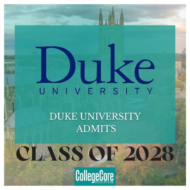 Congratulations to Sanay Khurana, Nandika Auluck and Diya Singhal for being accepted into the prestigious, Duke University with an acceptance rate of just 5.1%! 
.
Go Blue Devils! 
.
Our team of counsellors is supported by over 20 years of industry experience with acceptances into the top colleges of the world. 
.
#CollegeCore #CollegeCoreSuccess #BlueDevils #Duke #USColleges #IvyLeagues #EducationCounsellors #OverseasEducation #StudentSuccess