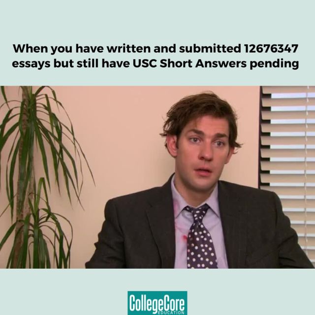 The moment you realize you’ve written every essay under the sun, but those USC Short Answers are still waiting like… 👀📜 #StudyAbroadJourney #NoEscape #AlmostDone #procrastinationmode #short #essays #shortessays #editorialteam #draft #writing