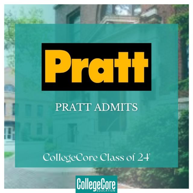 🎉🌟 Congratulations to the future visionaries of Pratt Institute! 🌟🎉
Your creativity and passion have earned you a place at one of the world’s leading design schools. 🖌️✨ Get ready to shape the future and bring your artistic dreams to life. The journey begins here! 🏙️🎓 #PrattAccepted #FutureCreators #PrattInstitute #CollegeCoreSuccess #CollegeCore